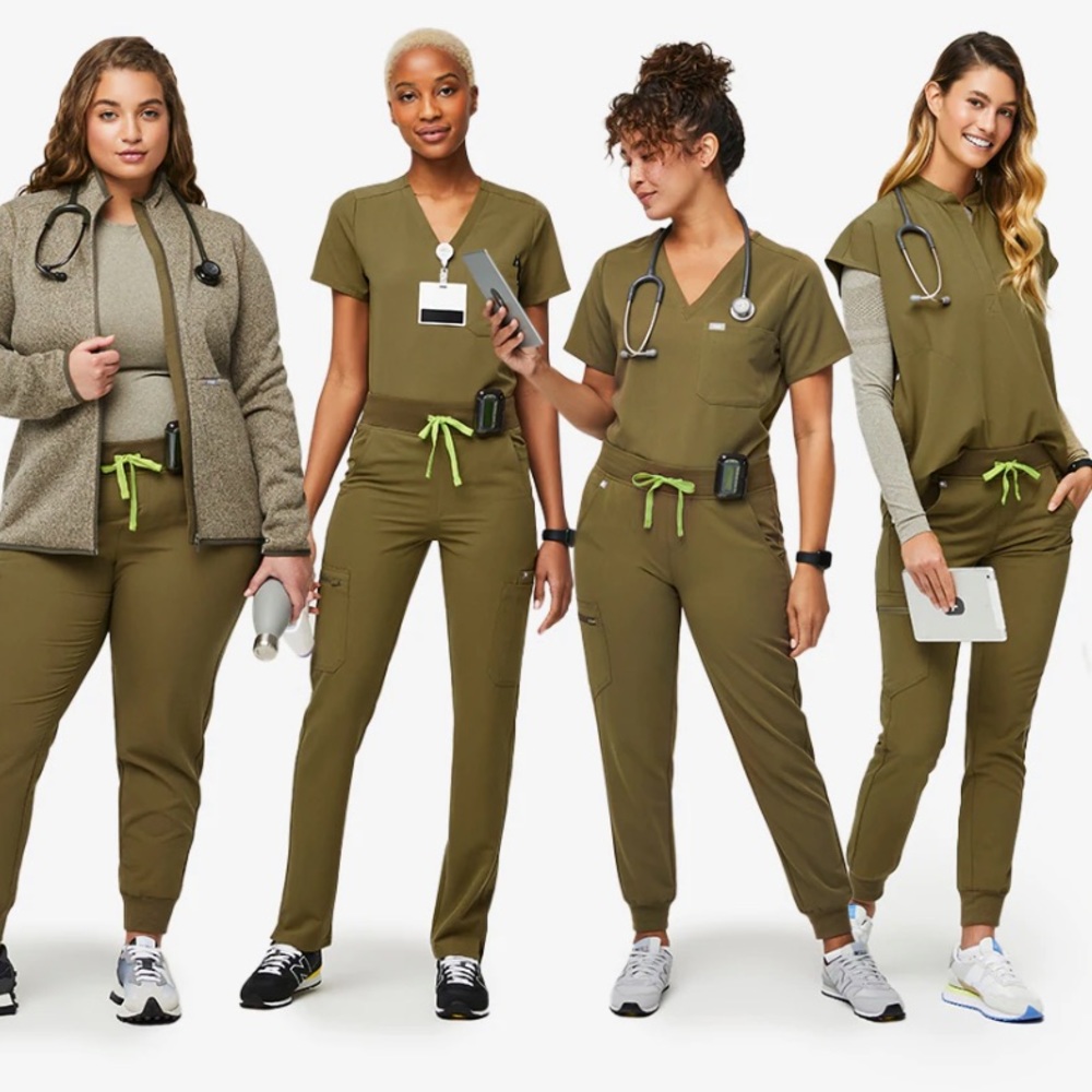 women's Martini Olive Zamora™ High Waisted 2.0 - Jogger Scrub Pants